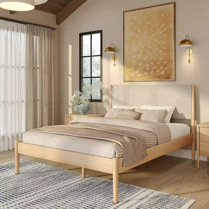 Harbor Queen Bed with Upholstered Headboard