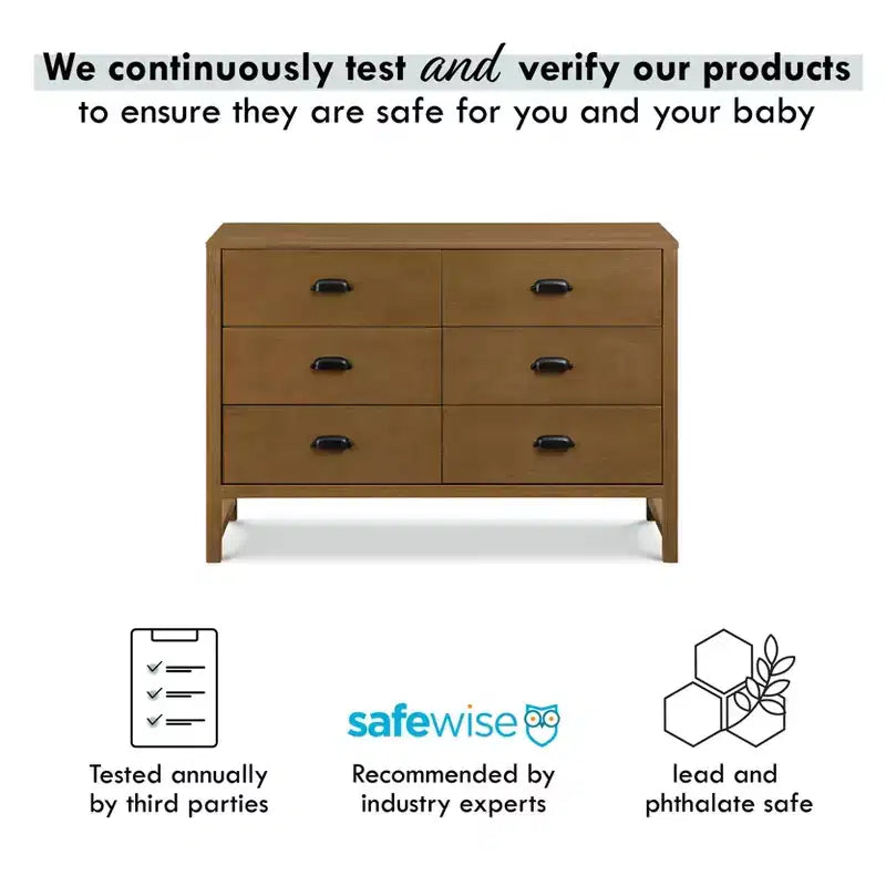 Commode double à 6 tiroirs daVinci Fairway