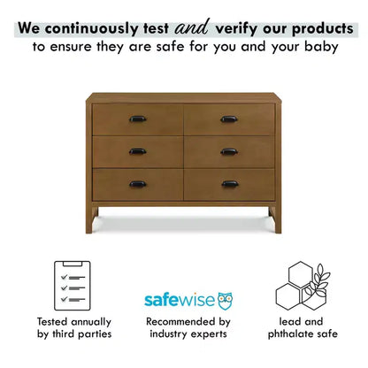Commode double à 6 tiroirs daVinci Fairway