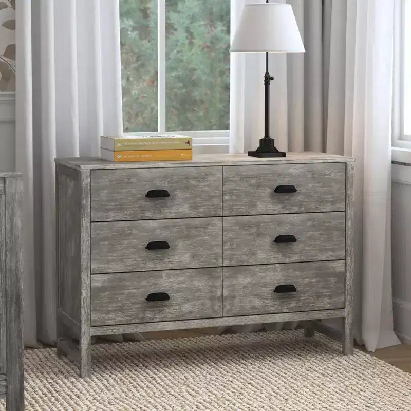 Commode double à 6 tiroirs daVinci Fairway