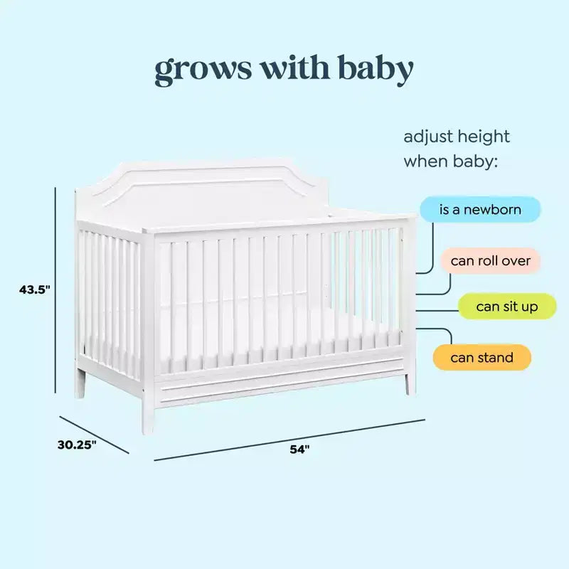 Lit de bébé convertible 4-en-1 Chloe Regency de daVinci