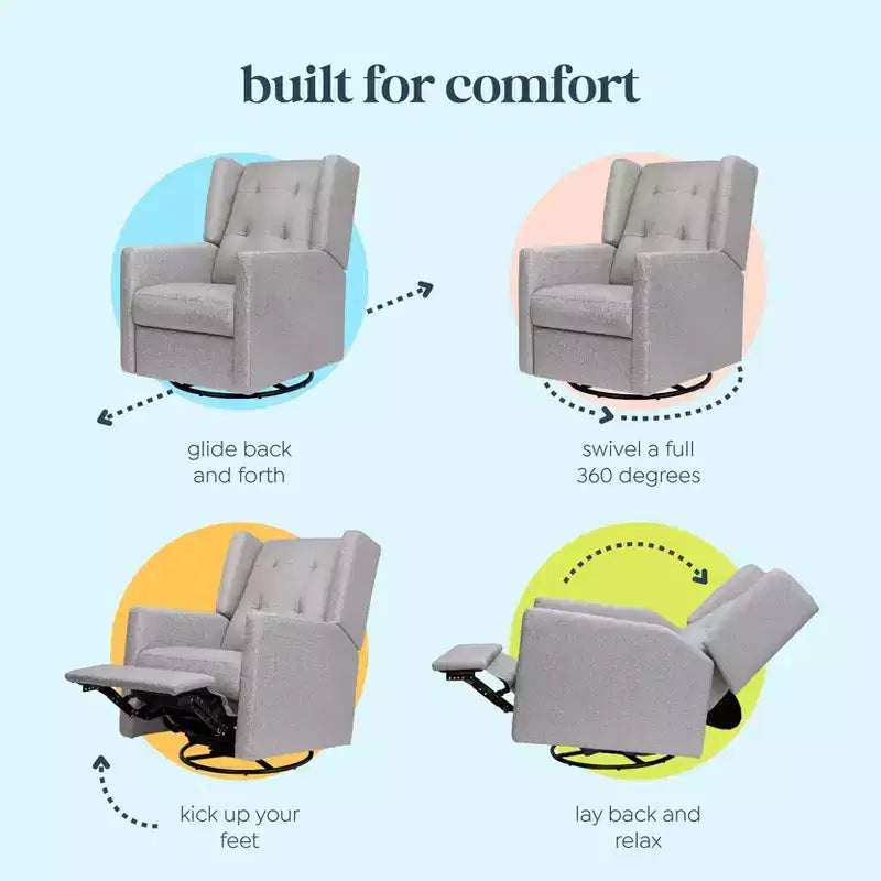 Fauteuil inclinable et planeur pivotant daVinci Maddox