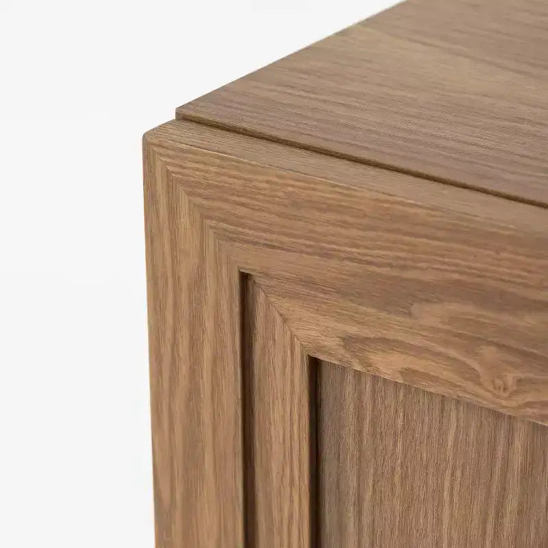 PexFix 31 Armoire d'appoint en bois, buffet moderne avec 2 portes et étagère réglable pour salon, salle à manger, entrée, naturel