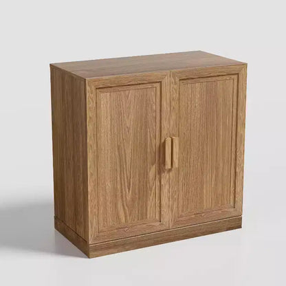 PexFix 31 Armoire d'appoint en bois, buffet moderne avec 2 portes et étagère réglable pour salon, salle à manger, entrée, naturel