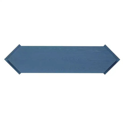 Console étroite avec étagère ouverte, Table d'entrée en rotin au design unique et irrégulier pour salon, couloir et entrée