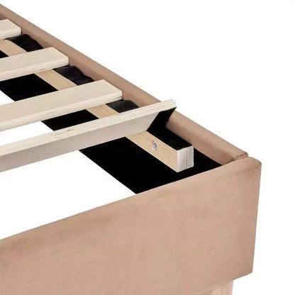 Cadre de lit pour enfant VECELO taille double marron, cadre de lit plateforme rembourré en bois en forme d'ours avec tête de lit réglable, pas besoin de sommier.