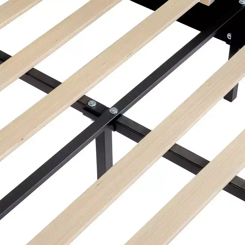 Cadre de lit pour enfant VECELO taille double marron, cadre de lit plateforme rembourré en bois en forme d'ours avec tête de lit réglable, pas besoin de sommier.