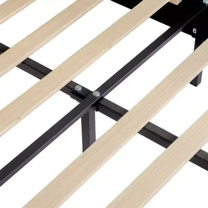 Cadre de lit pour enfant VECELO taille double marron, cadre de lit plateforme rembourré en bois en forme d'ours avec tête de lit réglable, pas besoin de sommier.
