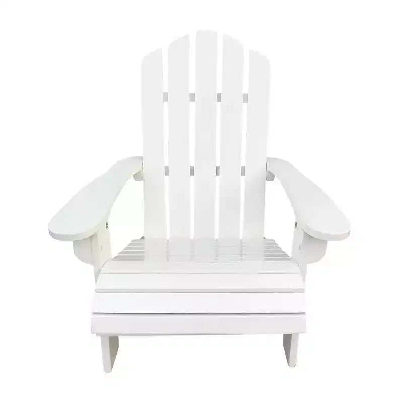 Chaise Adirondack Whisen, Bois dur de peuplier, Robuste et confortable, Montage facile pour patio/jardin