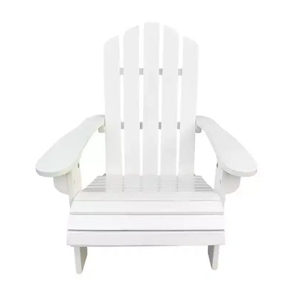 Chaise Adirondack Whisen, Bois dur de peuplier, Robuste et confortable, Montage facile pour patio/jardin