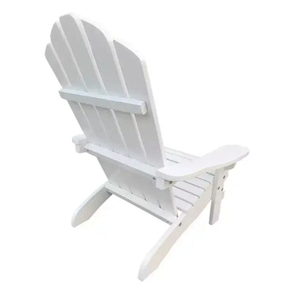 Chaise Adirondack Whisen, Bois dur de peuplier, Robuste et confortable, Montage facile pour patio/jardin