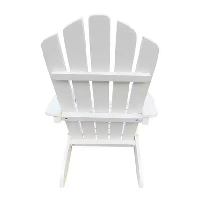 Chaise Adirondack Whisen, Bois dur de peuplier, Robuste et confortable, Montage facile pour patio/jardin