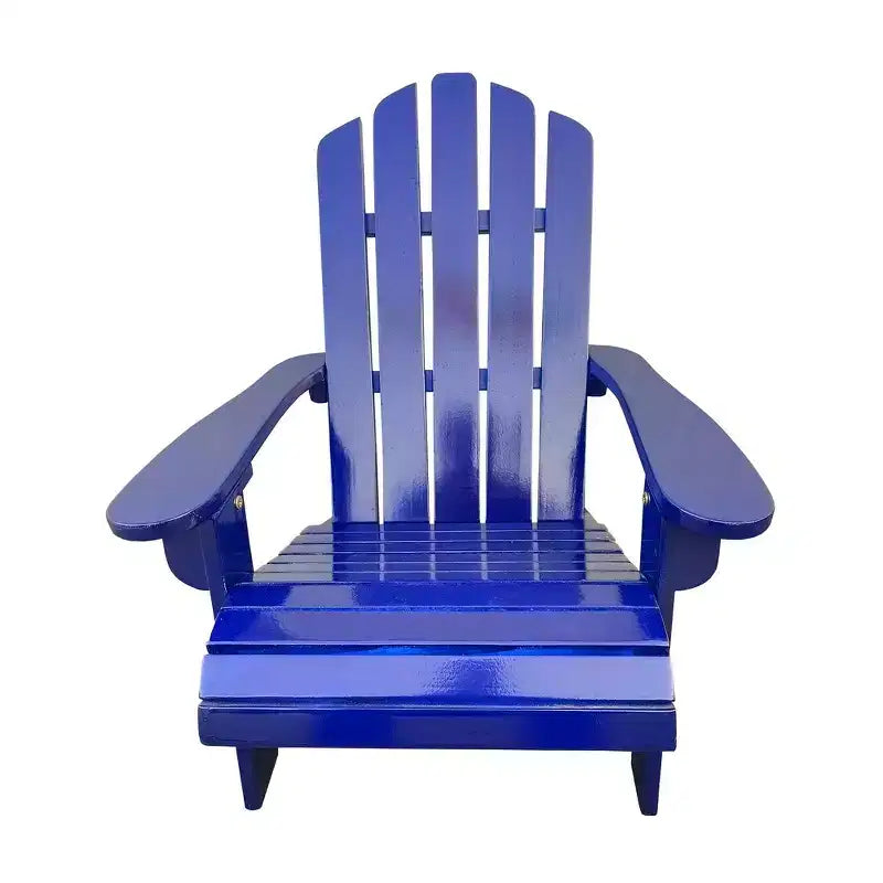 Chaise Adirondack Whisen, Bois dur de peuplier, Robuste et confortable, Montage facile pour patio/jardin