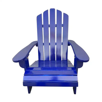 Chaise Adirondack Whisen, Bois dur de peuplier, Robuste et confortable, Montage facile pour patio/jardin