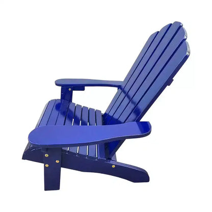 Chaise Adirondack Whisen, Bois dur de peuplier, Robuste et confortable, Montage facile pour patio/jardin