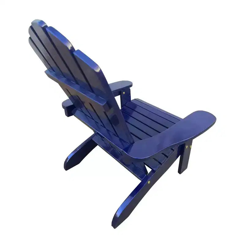 Chaise Adirondack Whisen, Bois dur de peuplier, Robuste et confortable, Montage facile pour patio/jardin