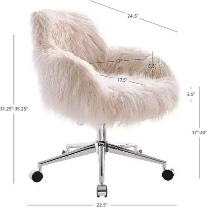 Chaise de bureau ergonomique HomeStock, hauteur réglable 86,4 cm, similicuir noir, avec appui-tête réglable