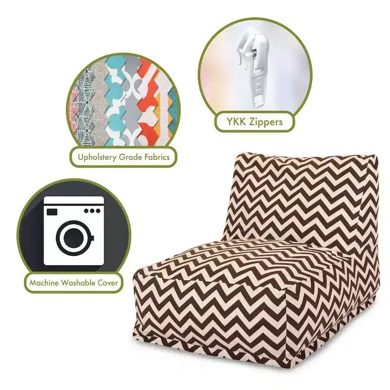 Chaise Longue Majestueuse Chevron