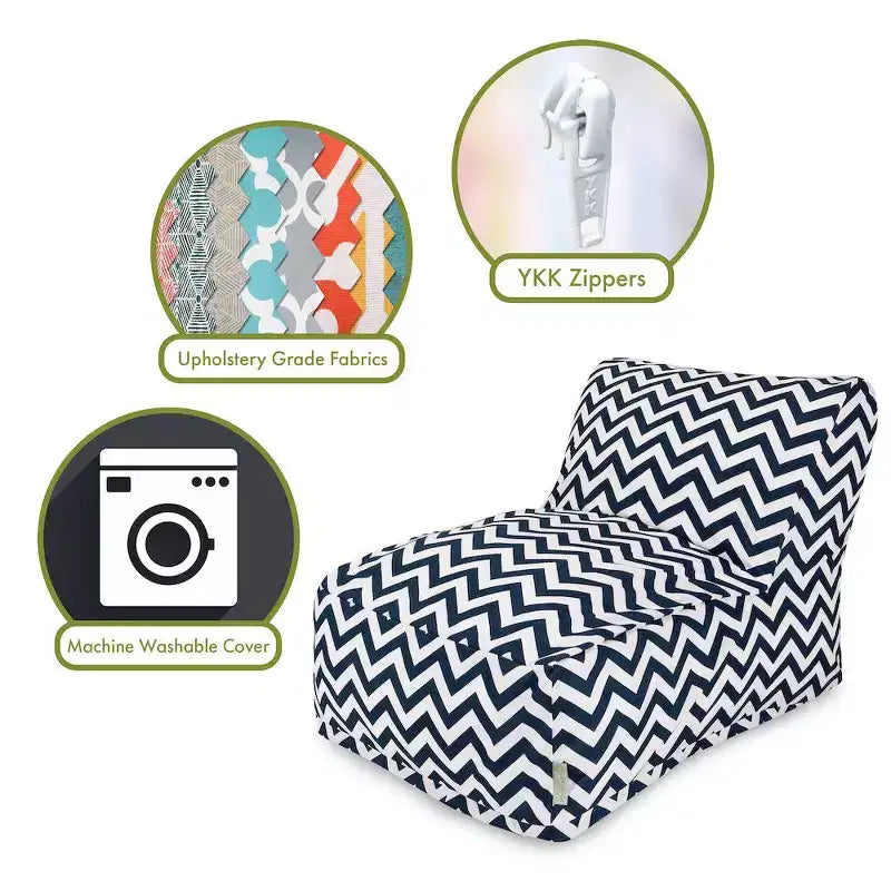 Chaise Longue Majestueuse Chevron
