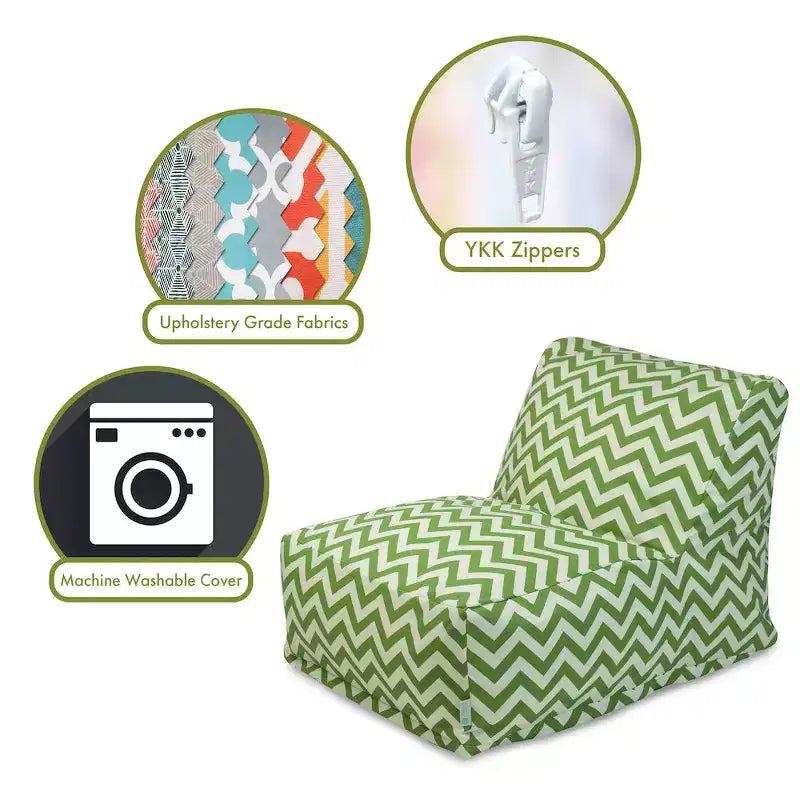 Chaise Longue Majestueuse Chevron