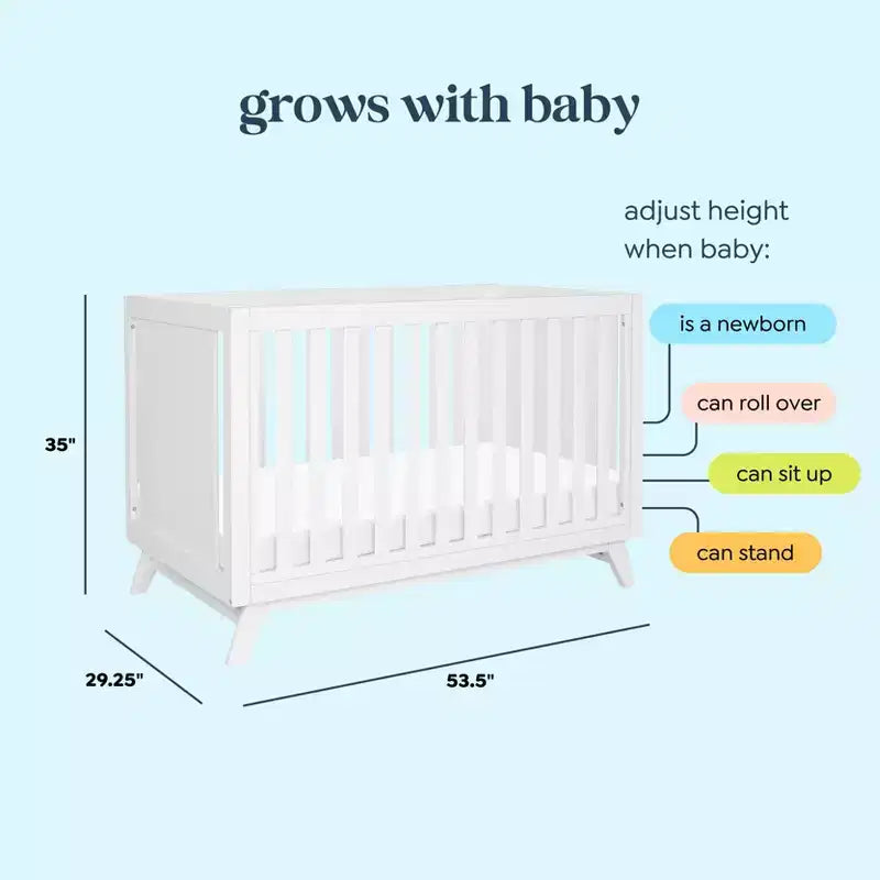 Lit de bébé convertible 3-en-1 Otto de daVinci