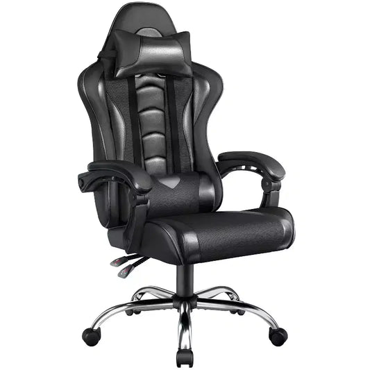 Yaheetech PU Leather Ergonomic Gaming Chair Executive Computer Chair with Padded Armrests