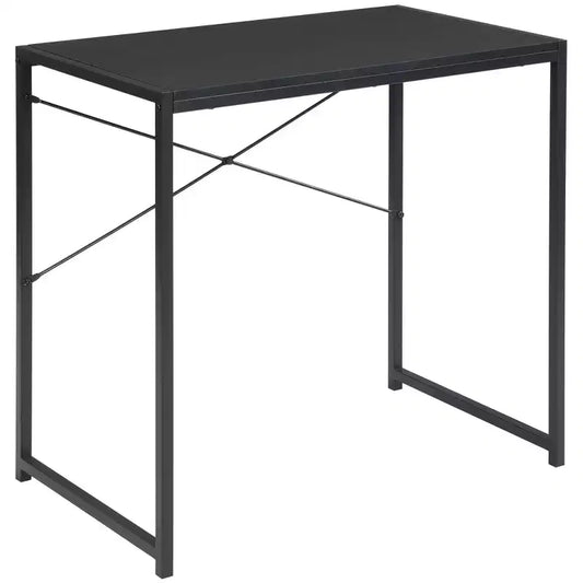 eHemco Multifunction Rectangular Home Office Writing Study Desk, Black