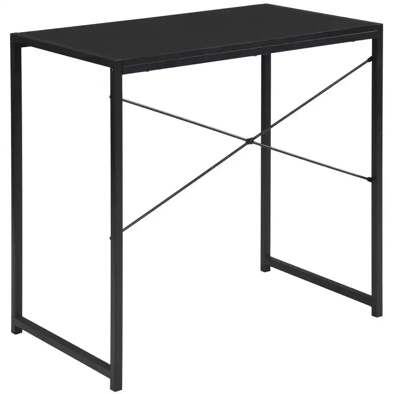 eHemco Bureau d'étude et d'écriture rectangulaire multifonction pour la maison ou le bureau, noir