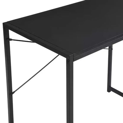 eHemco Bureau d'étude et d'écriture rectangulaire multifonction pour la maison ou le bureau, noir