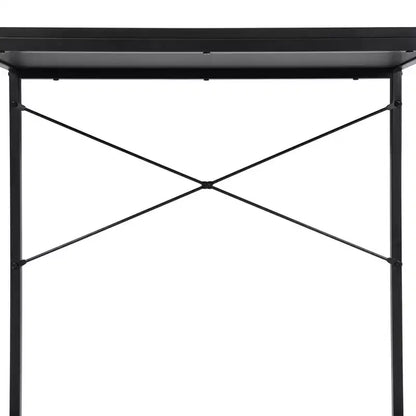 eHemco Bureau d'étude et d'écriture rectangulaire multifonction pour la maison ou le bureau, noir