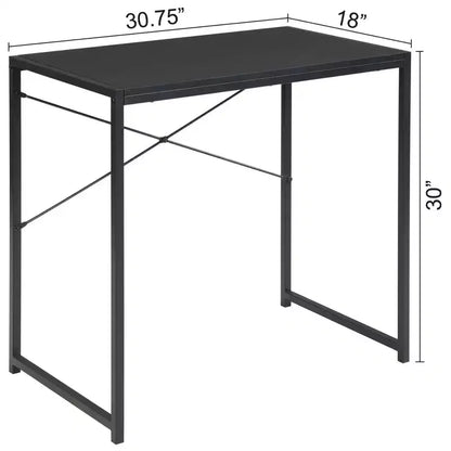eHemco Bureau d'étude et d'écriture rectangulaire multifonction pour la maison ou le bureau, noir