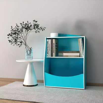 Organisateur de rangement, bibliothèque enfant en bois à 2 niveaux, étagère multi-casier, armoire de rangement pour chambre d'enfant, maternelle, école