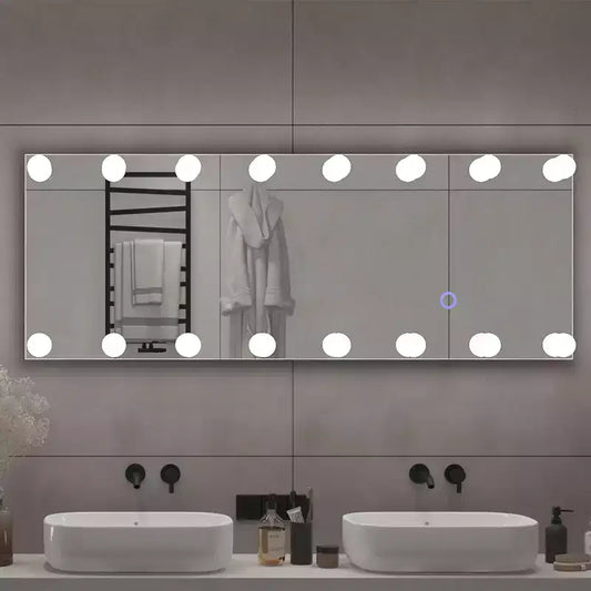 Miroir pleine longueur à angle droit avec support, miroir sur pied, cadre en alliage d'aluminium, peut être installé droit ou fixé au mur.