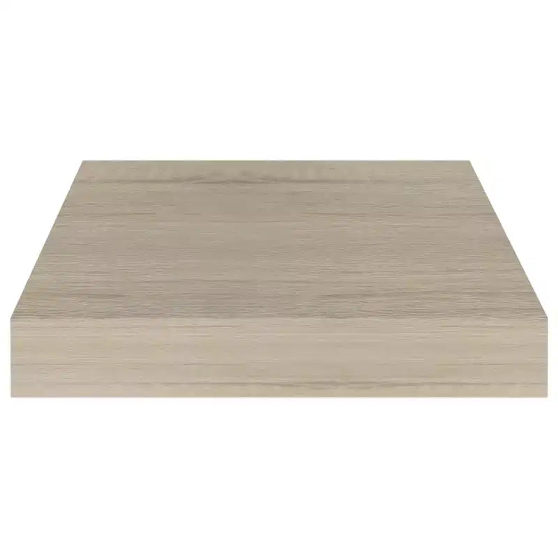Ensemble de 2 étagères murales nid d'abeille en MDF chêne, métal 23,1 x 23,6 x 3,8 cm