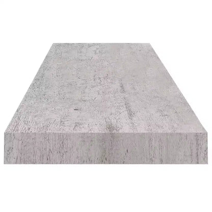 Étagère Murale Grise Nid d'Abeille MDF, métal 90 cm de long