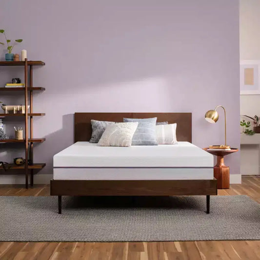 PurplePlus Mattress 11 Medium Gel Foam Mattress with 2 GelFlex Grid, White