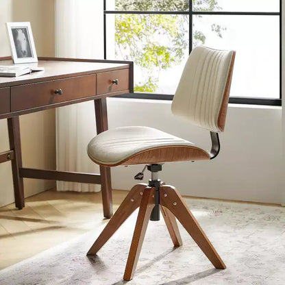 Weer Midcentury Modern Swivel Office Chair|L'ART DE VIVRE DESIGNS