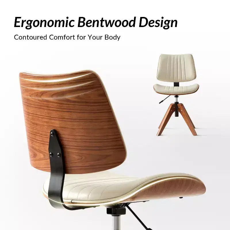 Weer Midcentury Modern Swivel Office Chair|L'ART DE VIVRE DESIGNS