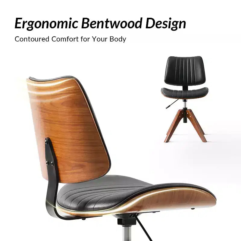 Weer Midcentury Modern Swivel Office Chair|L'ART DE VIVRE DESIGNS