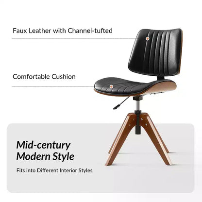 Weer Midcentury Modern Swivel Office Chair|L'ART DE VIVRE DESIGNS