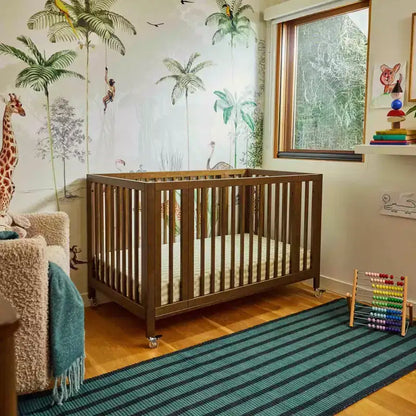Lit de bébé évolutif 9-en-1 Babyletto Rolli avec berceau et kits de conversion pour lit de bambin