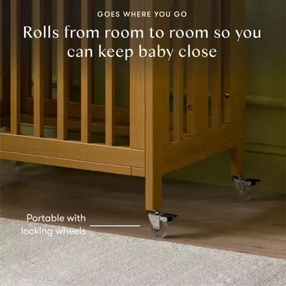 Lit de bébé évolutif 9-en-1 Babyletto Rolli avec berceau et kits de conversion pour lit de bambin