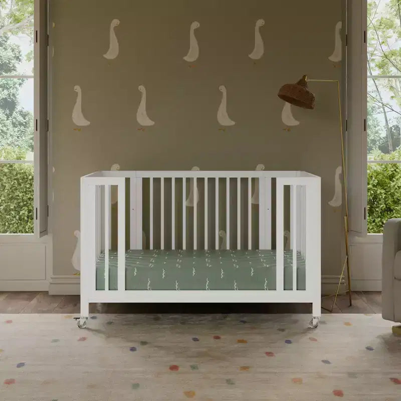 Lit de bébé évolutif 9-en-1 Babyletto Rolli avec berceau et kits de conversion pour lit de bambin