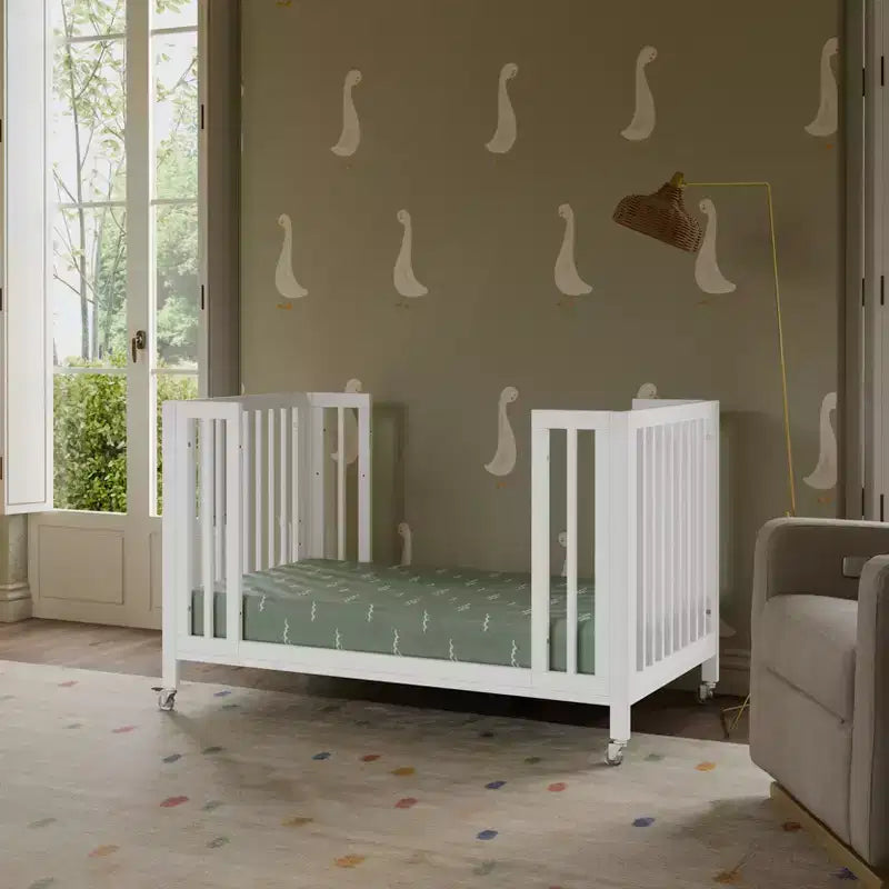 Lit de bébé évolutif 9-en-1 Babyletto Rolli avec berceau et kits de conversion pour lit de bambin