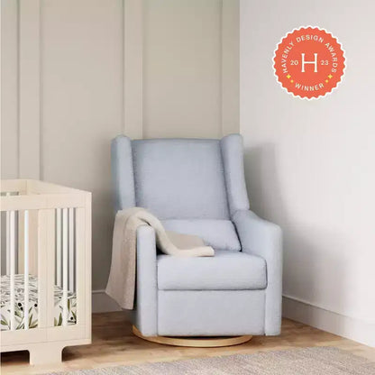 Fauteuil inclinable et pivotant électrique Babyletto Kiwi avec port USB