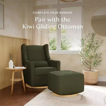 Fauteuil inclinable et pivotant électrique Babyletto Kiwi avec port USB