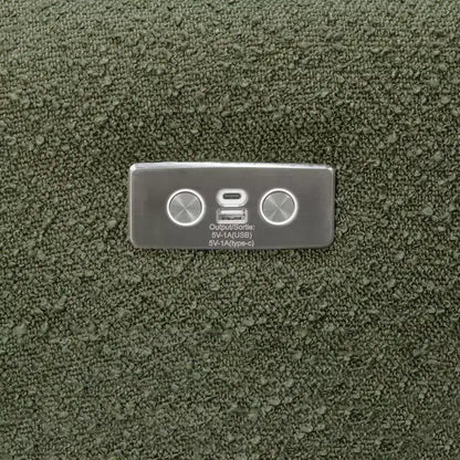 Fauteuil inclinable et pivotant électrique Babyletto Kiwi avec port USB