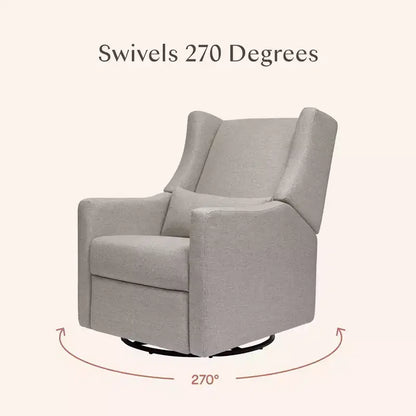Fauteuil inclinable et pivotant électrique Babyletto Kiwi avec port USB