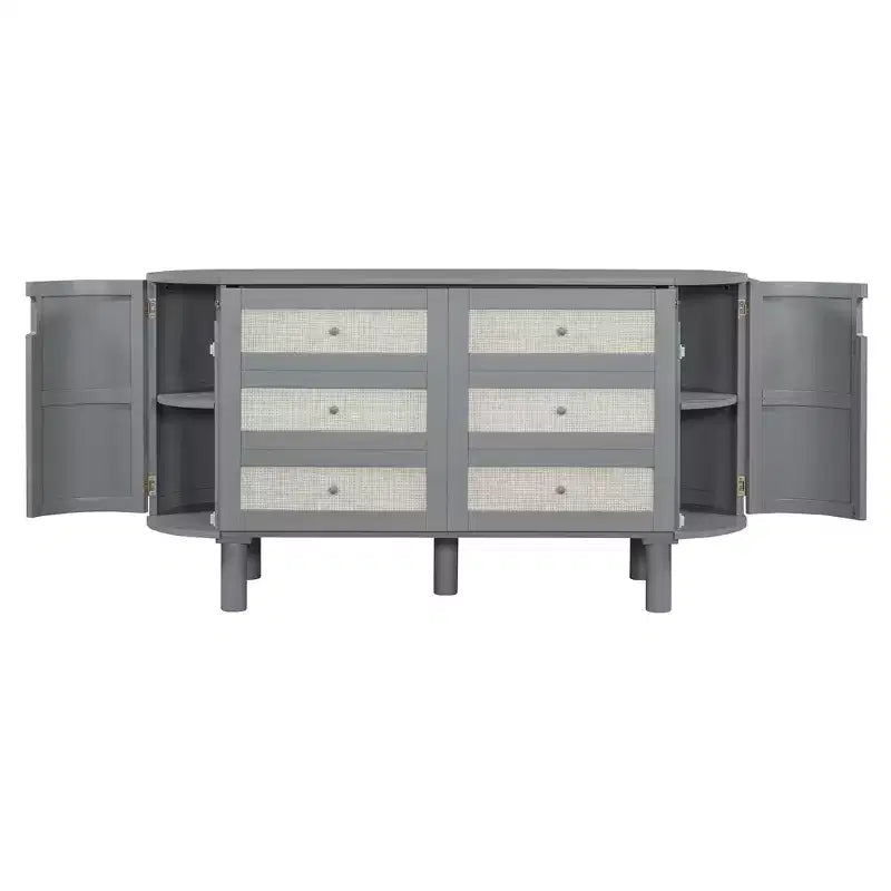 Lit escamotable mural en rotin double/grand lit avec rangement, lit pliant en bois pour chambre d'amis ou bureau