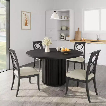 Table Basse Baril de Salon, Ensemble Table Basse Ronde BarilDesign Rond Élégant,